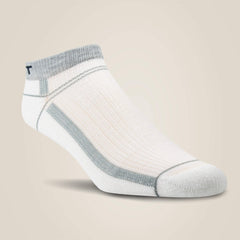 VentTEK® Lightweight Low Cut Boot Sock 3 Pair Pack Women - WHITE