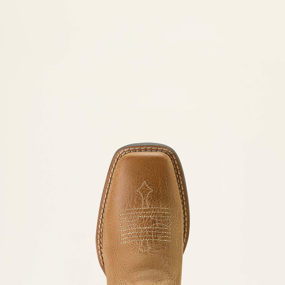 Tombstone Wide Square Toe Western Boot Kids - COTTAGE/ROSEBUD