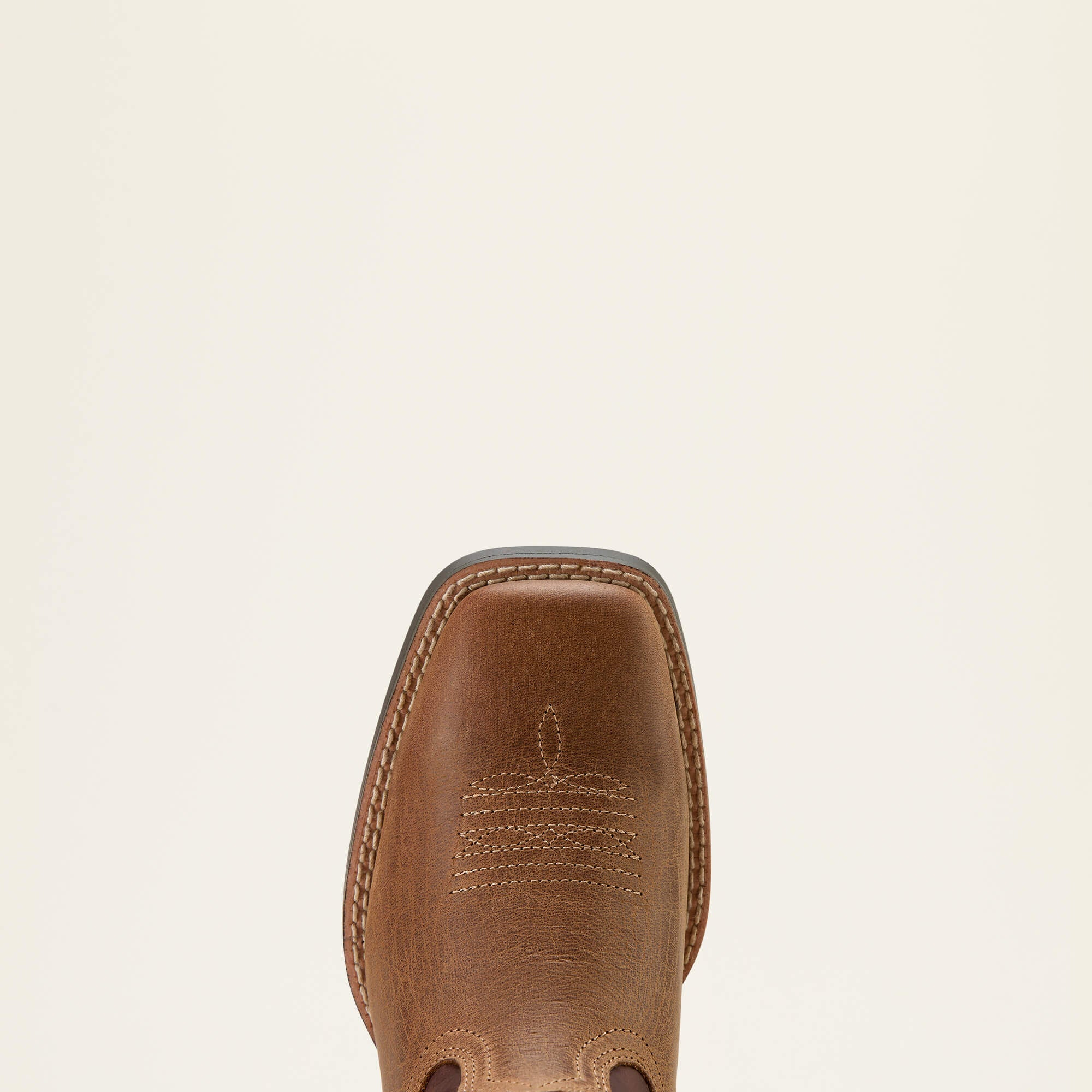 Ruidoso Western Boot Kids - PEARL/CHOCOLATE BROWN