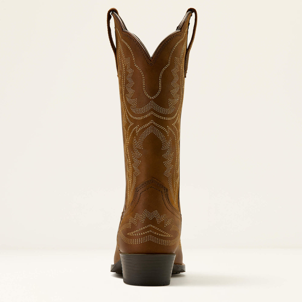 Casanova D Toe Western Boot Kids - DISTRESSED BROWN