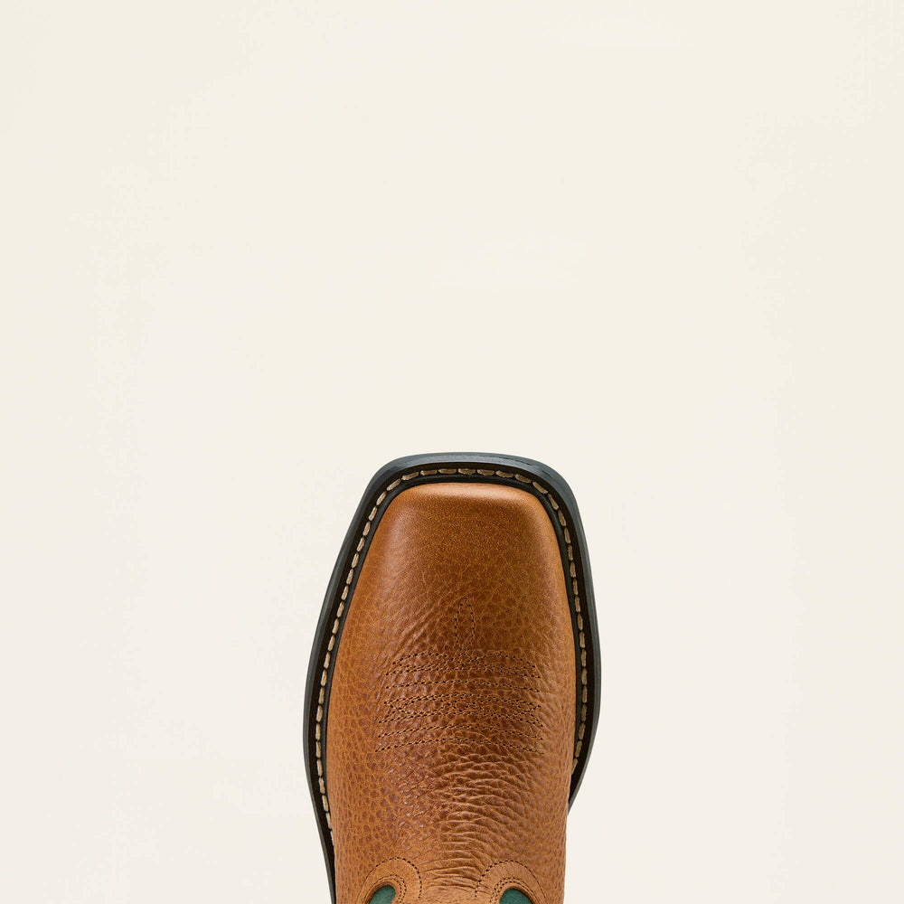 WorkHog XT Coil Western Boot Kids - HONEY TAN/LUCKY CLOVER
