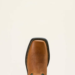 WorkHog XT Coil Western Boot Kids - HONEY TAN/LUCKY CLOVER