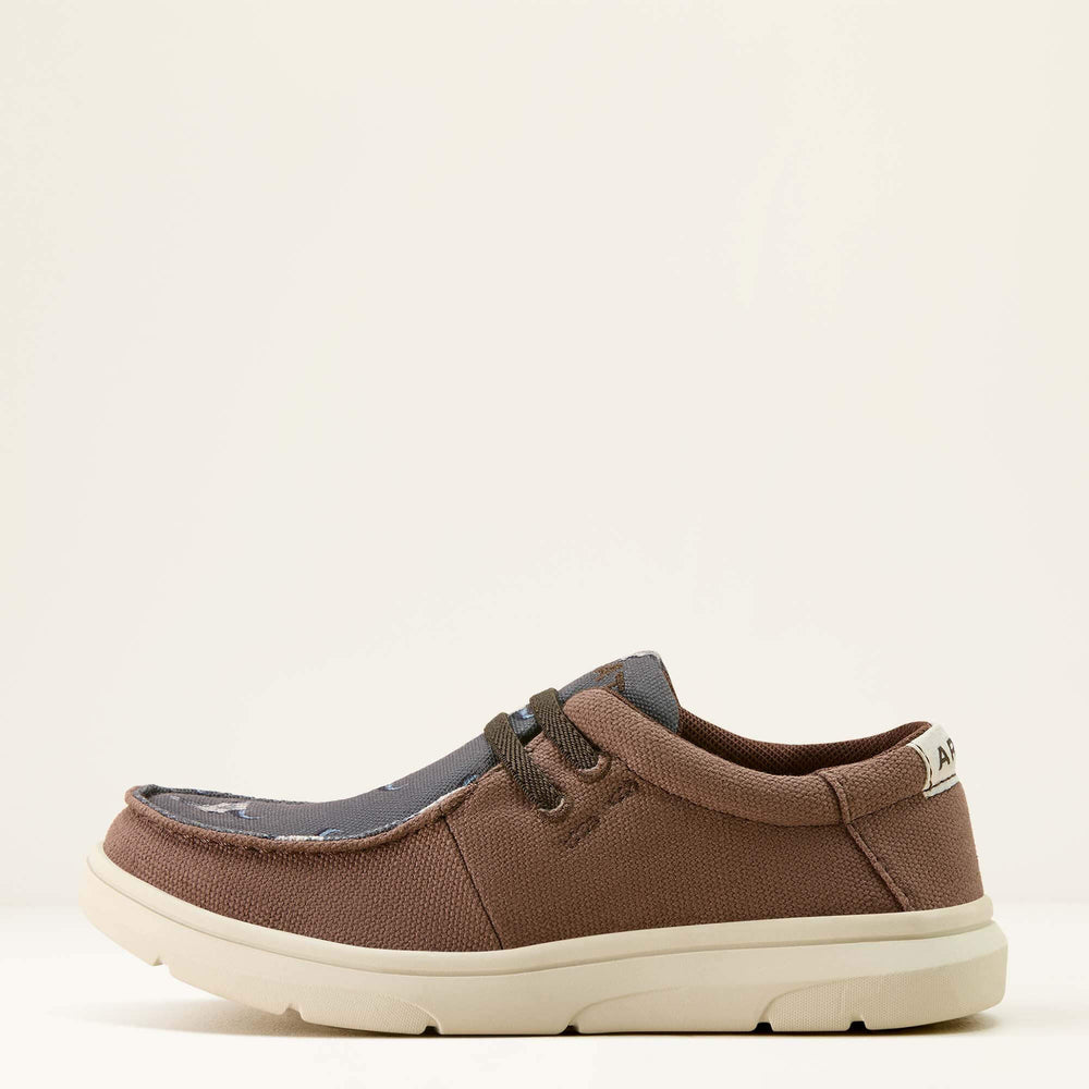 Hilo Shoe Kids - CHOCOLATE/ARIAT STEER HEADS