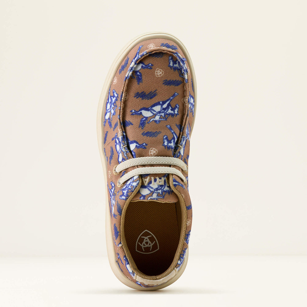 Hilo Shoe Kids - NATURAL BUCKIN BRONC PRINT