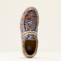 Hilo Shoe Kids - NATURAL BUCKIN BRONC PRINT