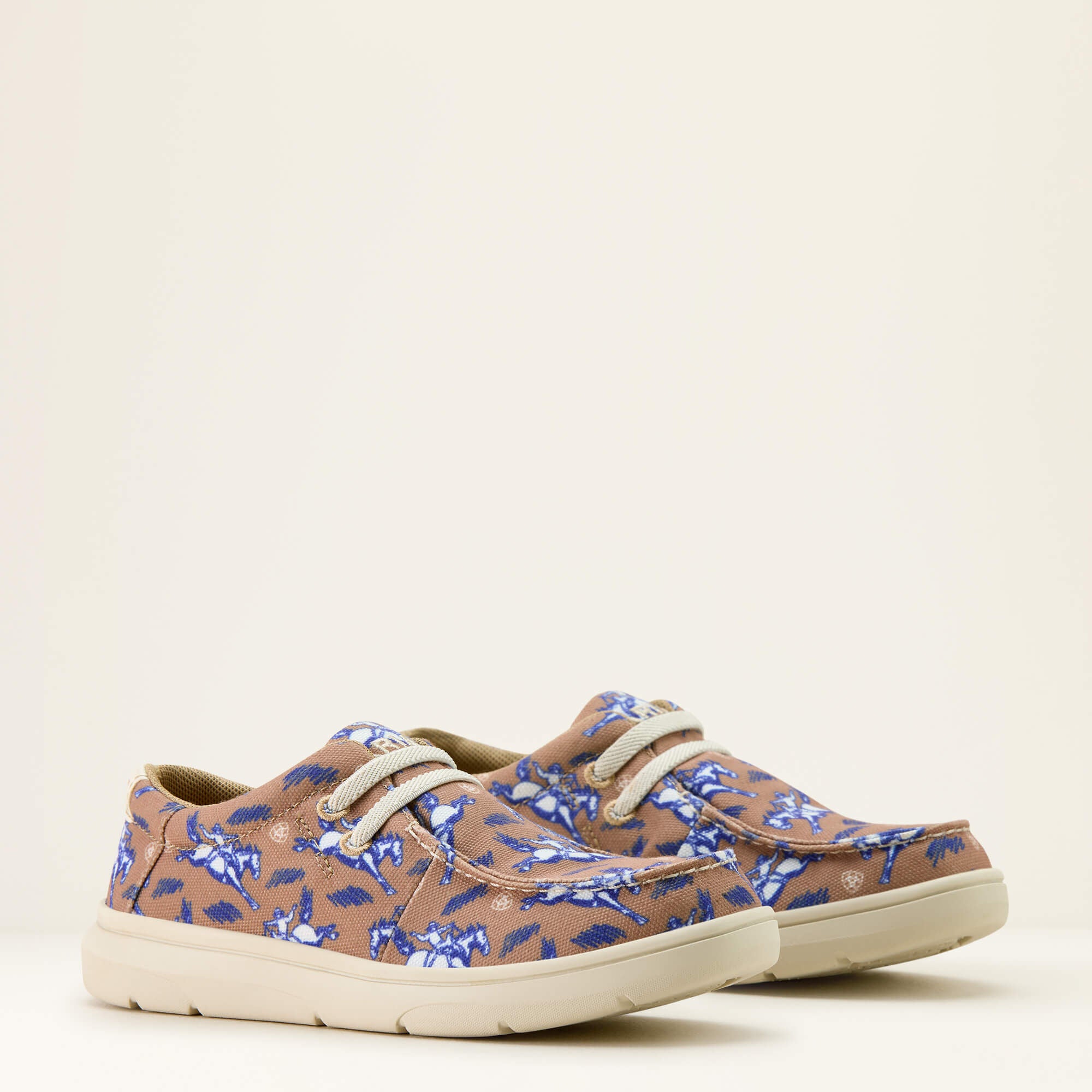 Hilo Shoe Kids - NATURAL BUCKIN BRONC PRINT