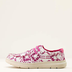 Hilo Shoe Kids - BRIGHT ROSE SOUTHWESTERN GLITTER