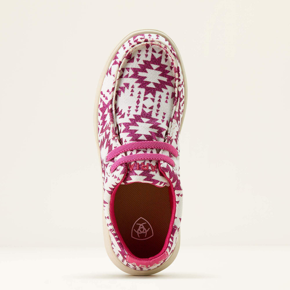 Hilo Shoe Kids - BRIGHT ROSE SOUTHWESTERN GLITTER
