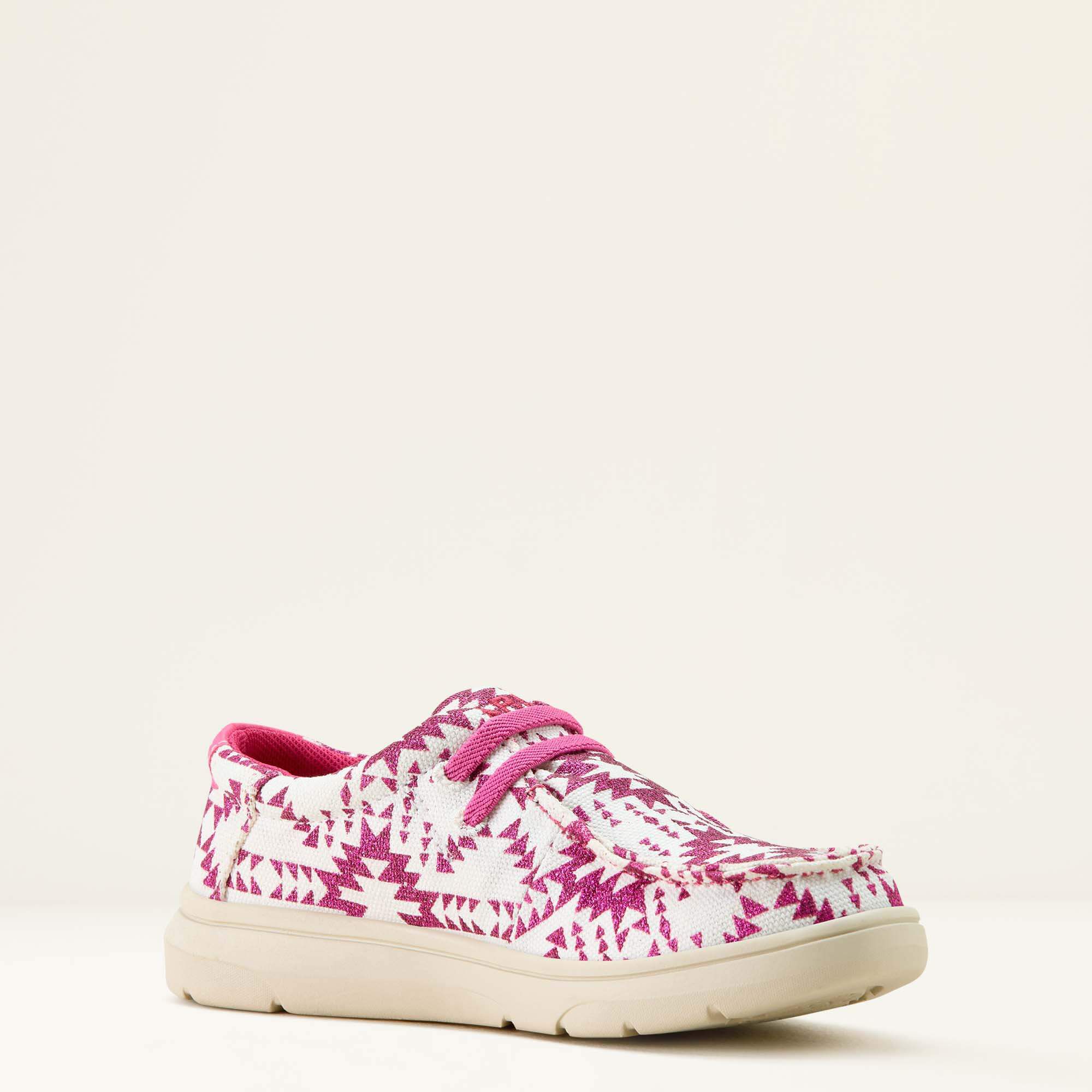 Hilo Shoe Kids - BRIGHT ROSE SOUTHWESTERN GLITTER