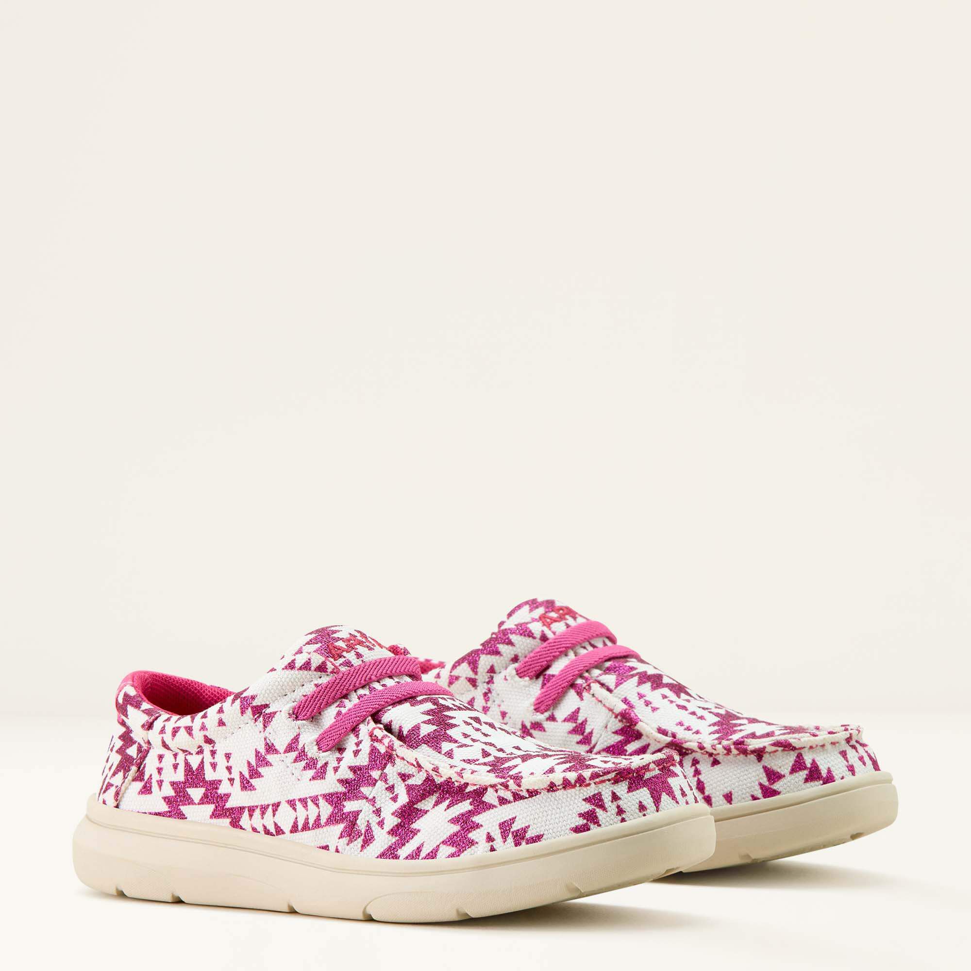 Hilo Shoe Kids - BRIGHT ROSE SOUTHWESTERN GLITTER