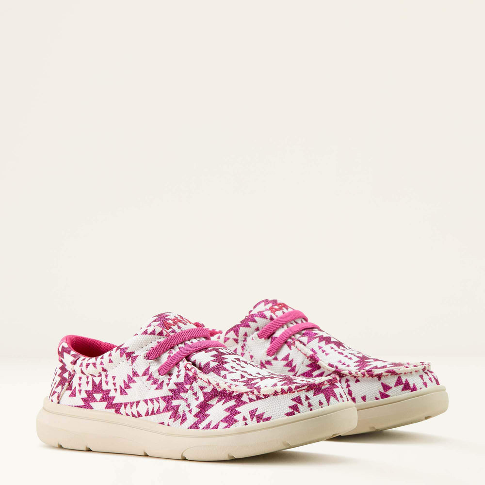 Hilo Shoe Kids - BRIGHT ROSE SOUTHWESTERN GLITTER