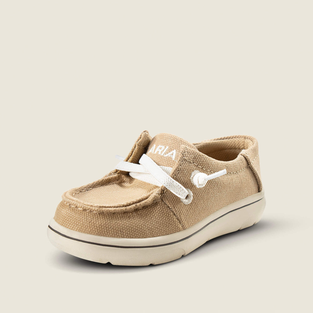 Toddler Lil Stomper Canvas Hilo Shoe Kids - TAN