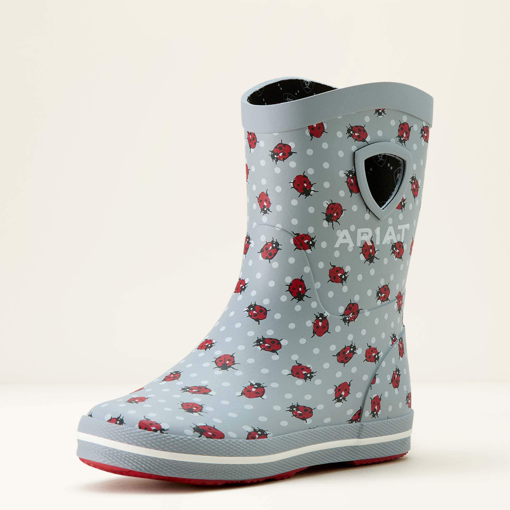 Kelmarsh Rubber Boot Kids - LADY BUG PRINT