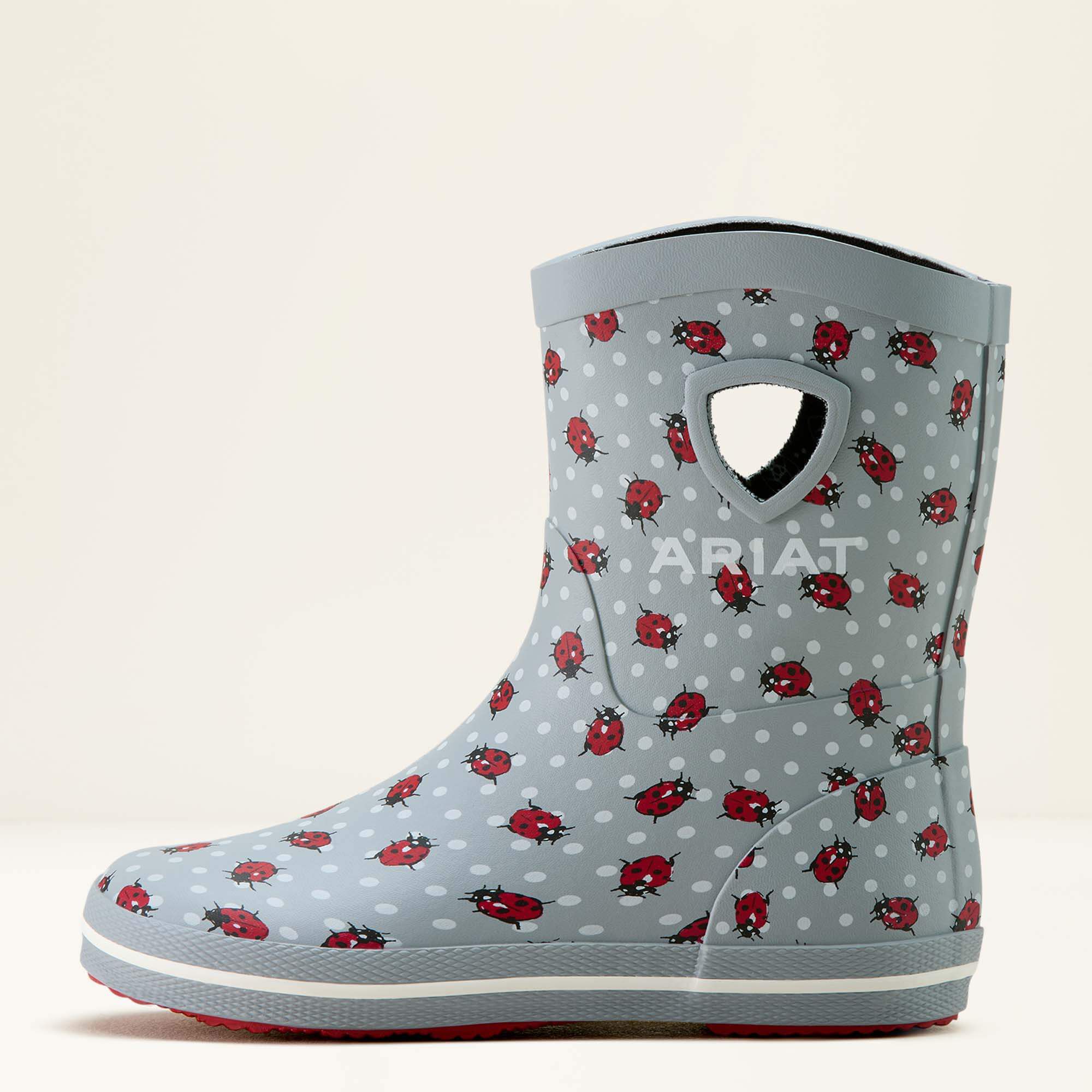 Kelmarsh Rubber Boot Kids - LADY BUG PRINT