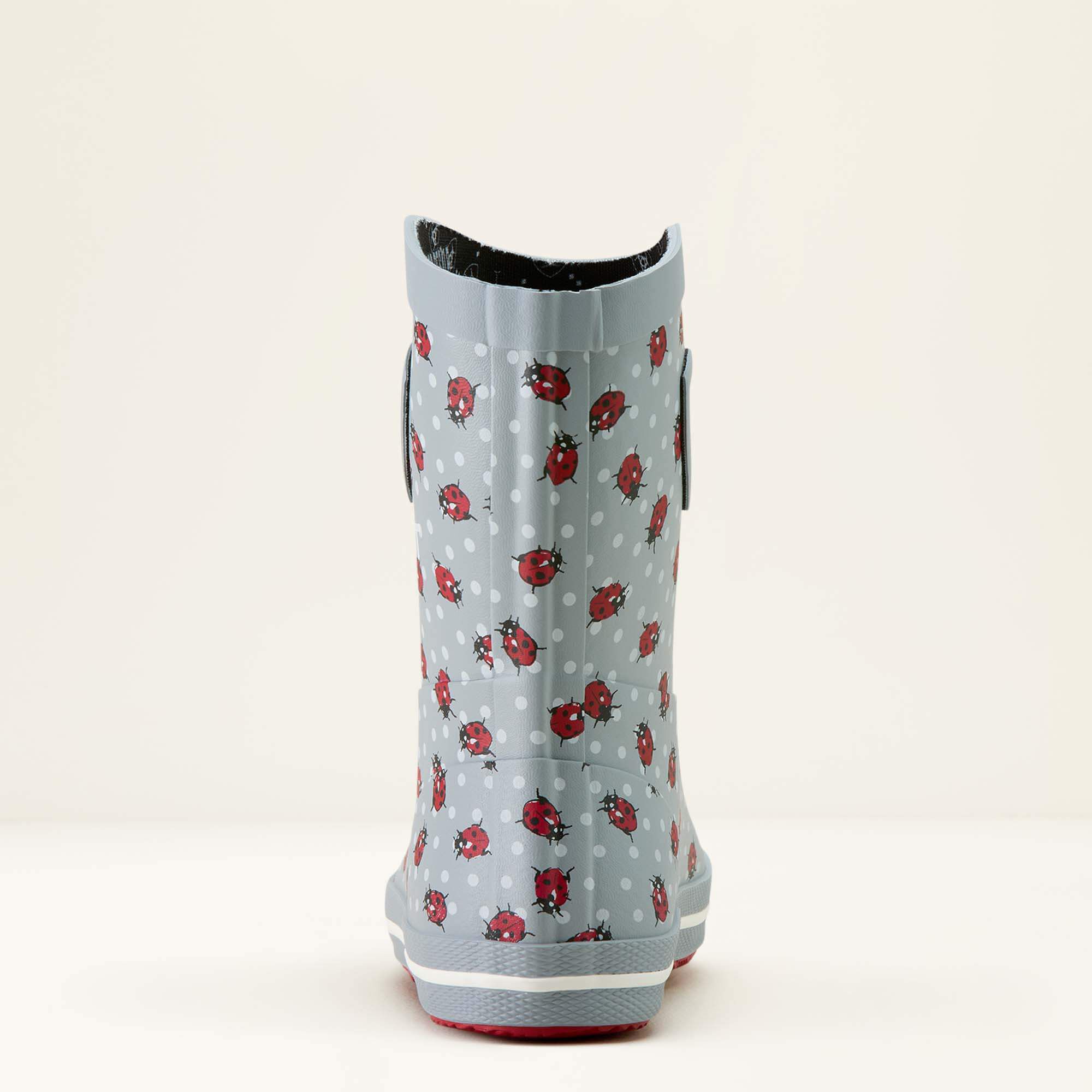 Kelmarsh Rubber Boot Kids - LADY BUG PRINT
