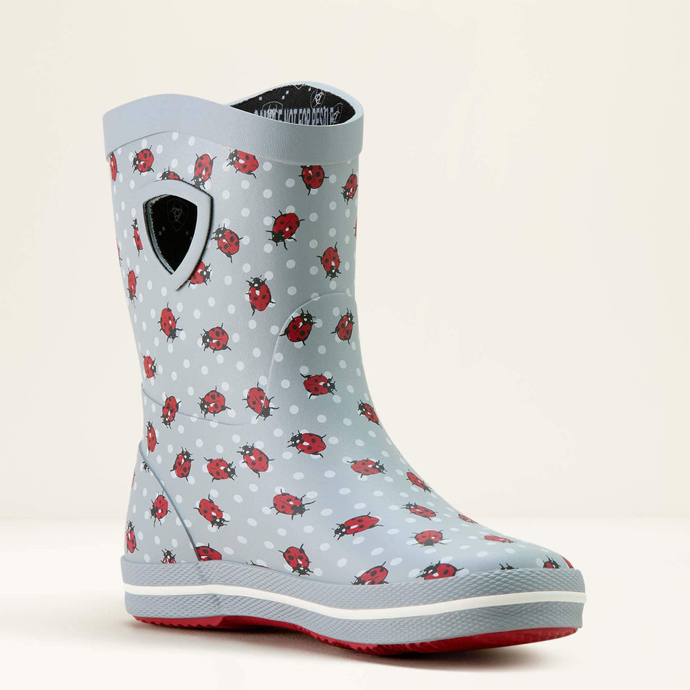 Kelmarsh Rubber Boot Kids - LADY BUG PRINT