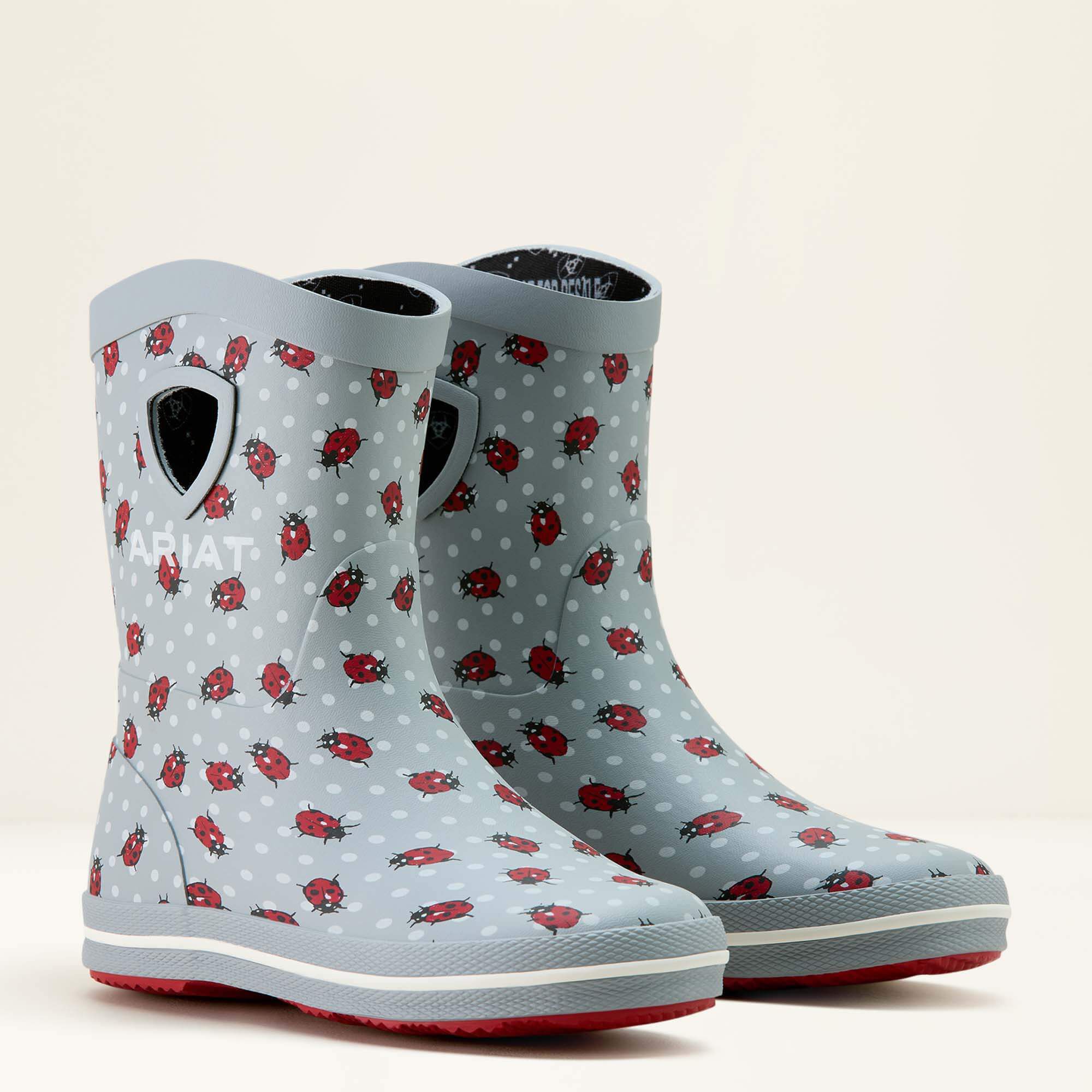 Kelmarsh Rubber Boot Kids - LADY BUG PRINT
