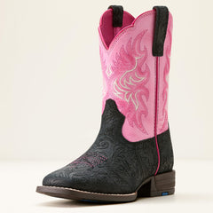 Outrider Kids - BLACK FLORAL EMBOSS/PAINTED PEONY