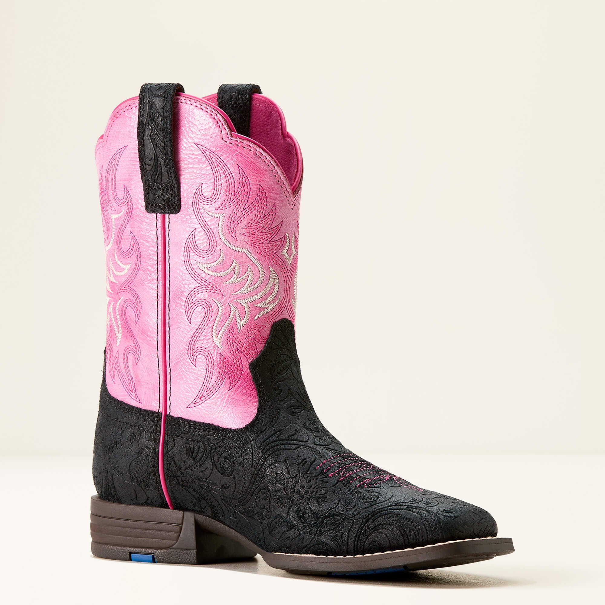 Outrider Kids - BLACK FLORAL EMBOSS/PAINTED PEONY