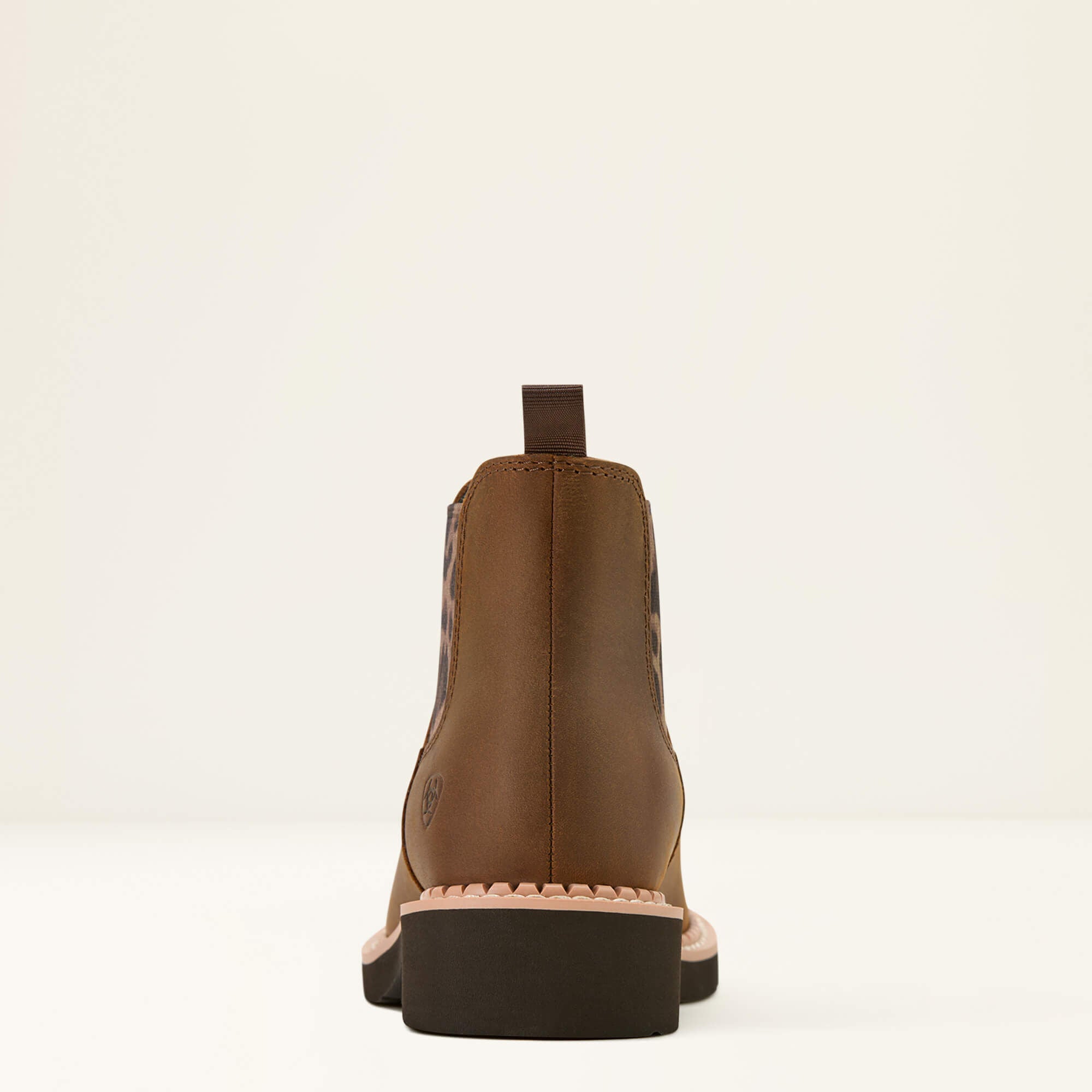 Fatbaby Chelsea Western Boot Kids - DISTRESSED BROWN/LEOPARD GORE