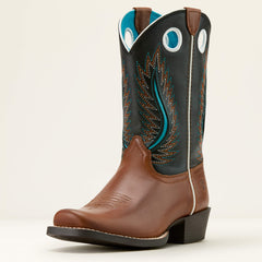 Futurity Fort Worth Western Boot Kids - COYOTE BROWN/MADISON AVENUE