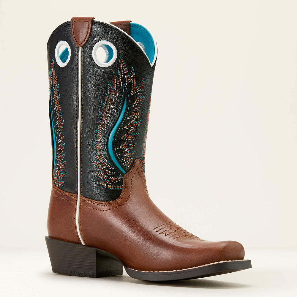 Futurity Fort Worth Western Boot Kids - COYOTE BROWN/MADISON AVENUE