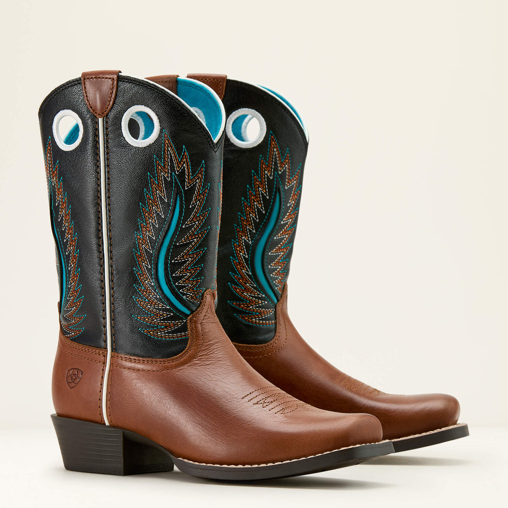Futurity Fort Worth Western Boot Kids - COYOTE BROWN/MADISON AVENUE
