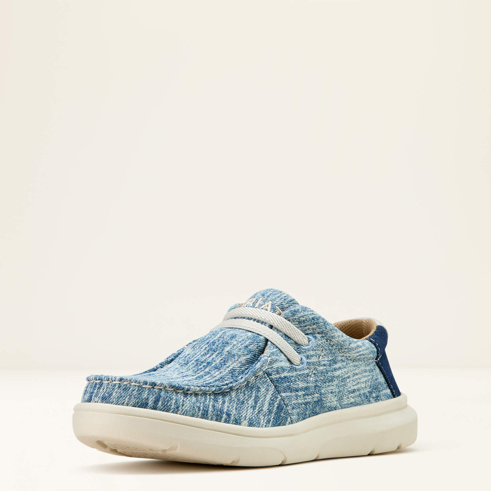 Hilo Shoe Kids - WASHED DENIM/DARK DENIM