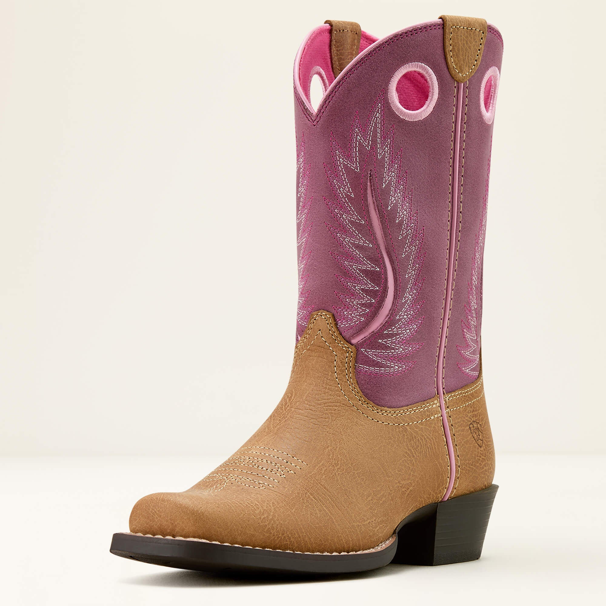 Futurity Fort Worth Western Boot Kids - COTTAGE/ROSEBUD