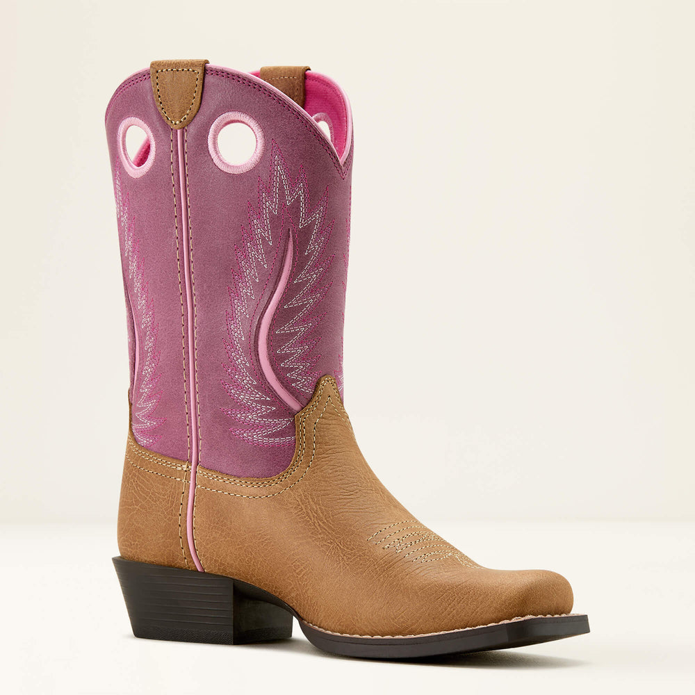 Futurity Fort Worth Western Boot Kids - COTTAGE/ROSEBUD