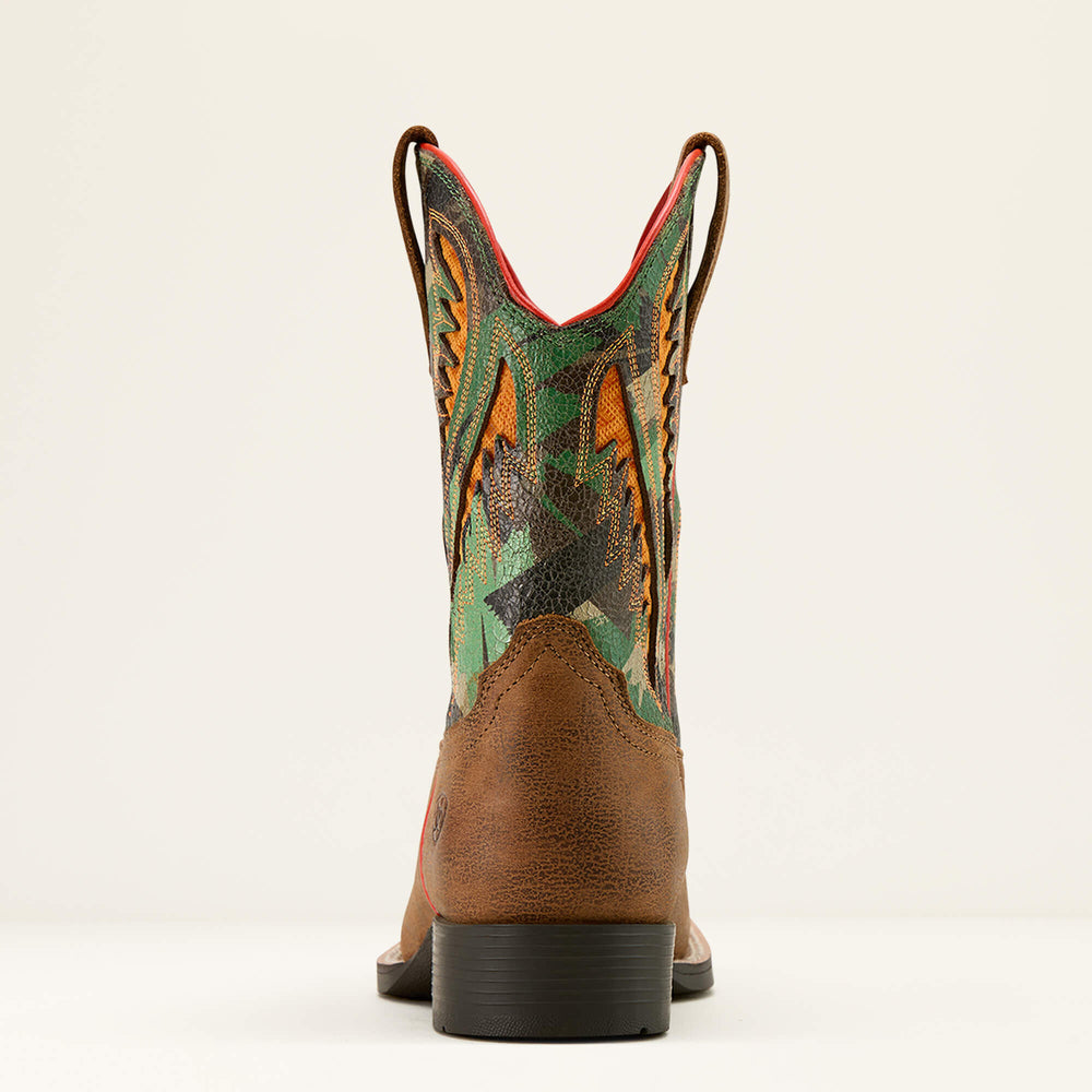Quickdraw VentTEK Western Boot Kids - TOASTY TAN/BRUSHED CAMO