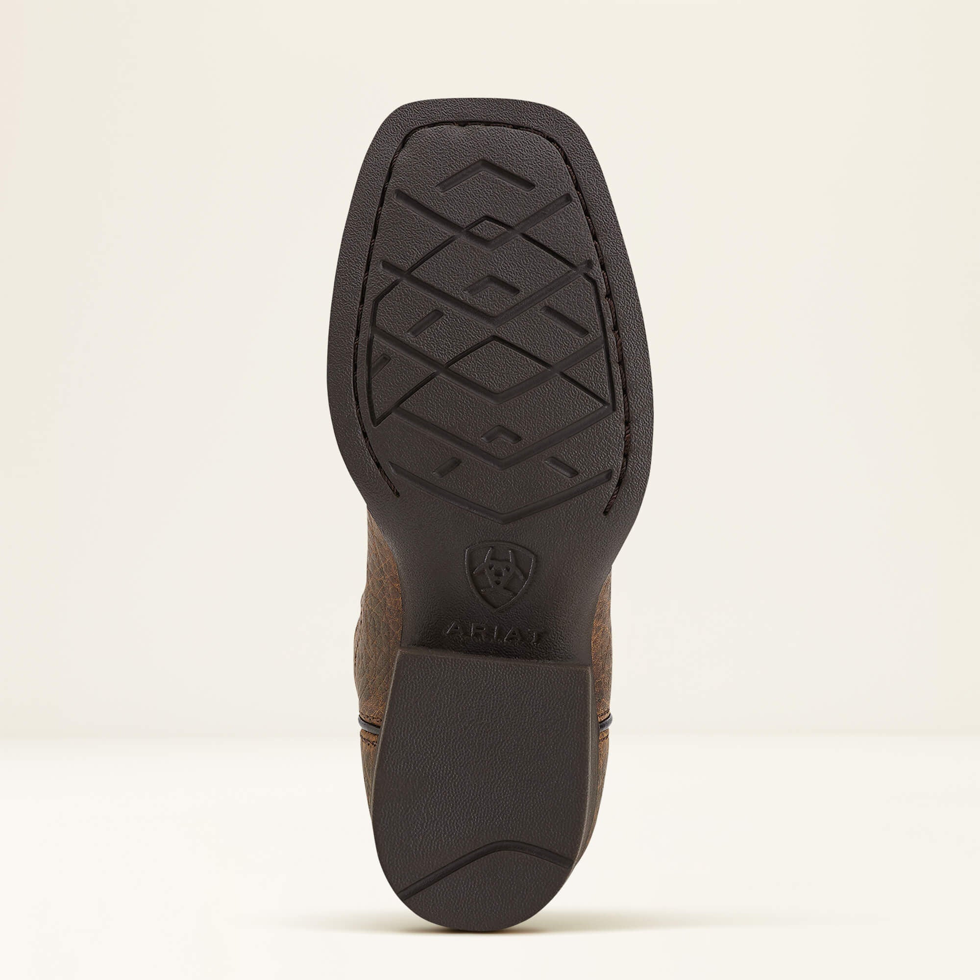 Tombstone Wide Square Toe Western Boot Kids - EARTH/BLACK