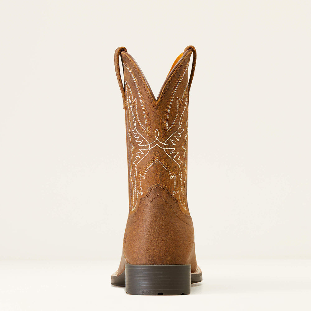 Hybrid Rancher Western Boot Kids - DISTRESSED TAN