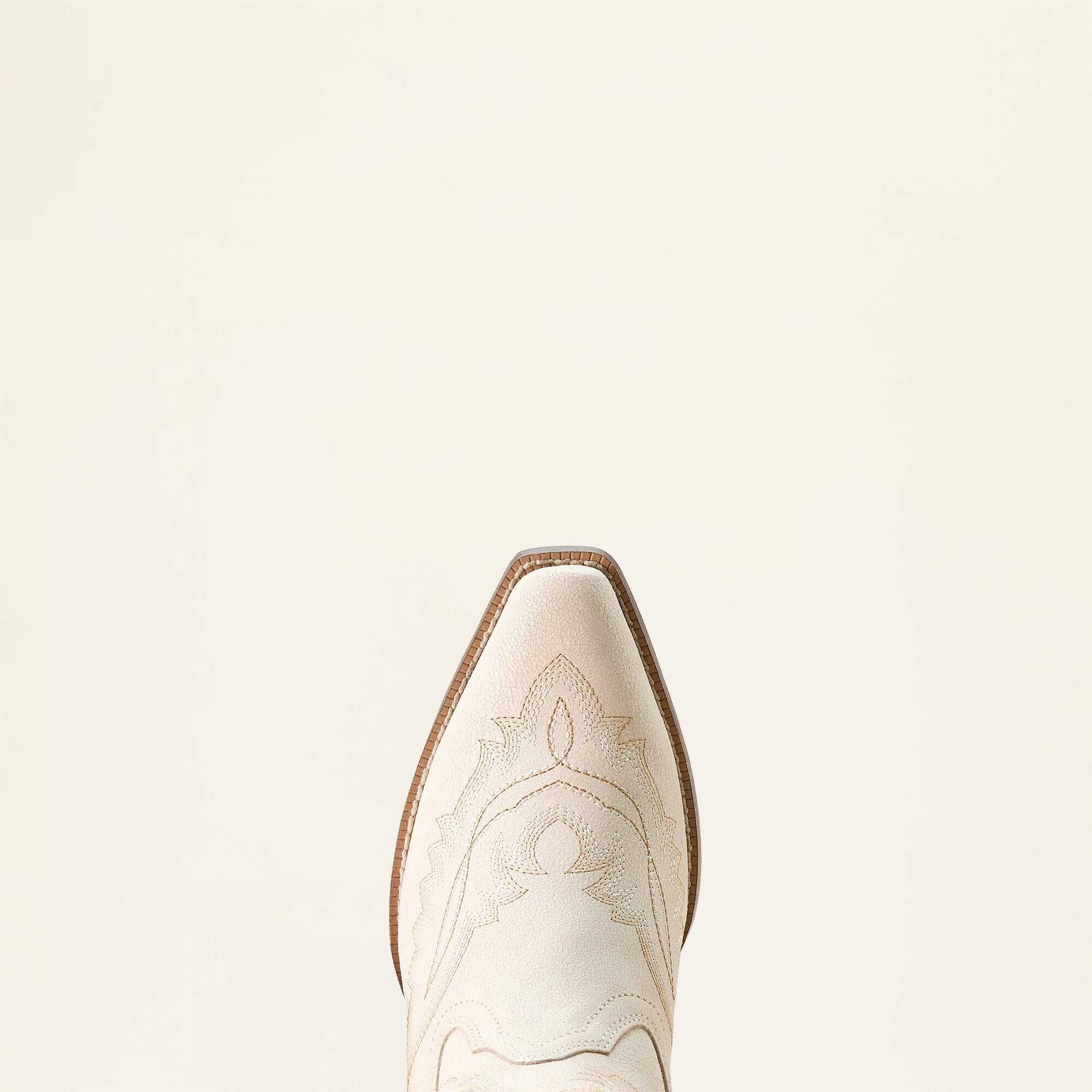 Casanova D Toe Western Boot Kids - DISTRESSED IVORY