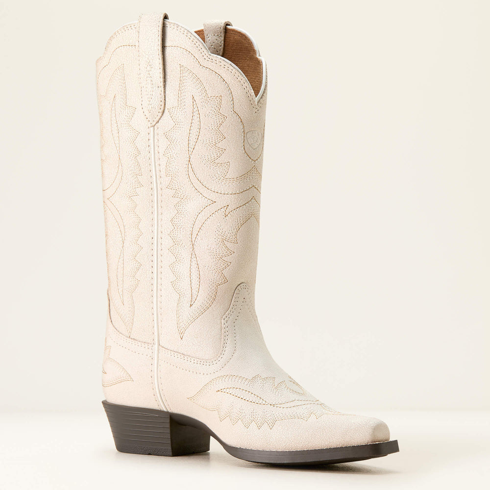 Casanova D Toe Western Boot Kids - DISTRESSED IVORY