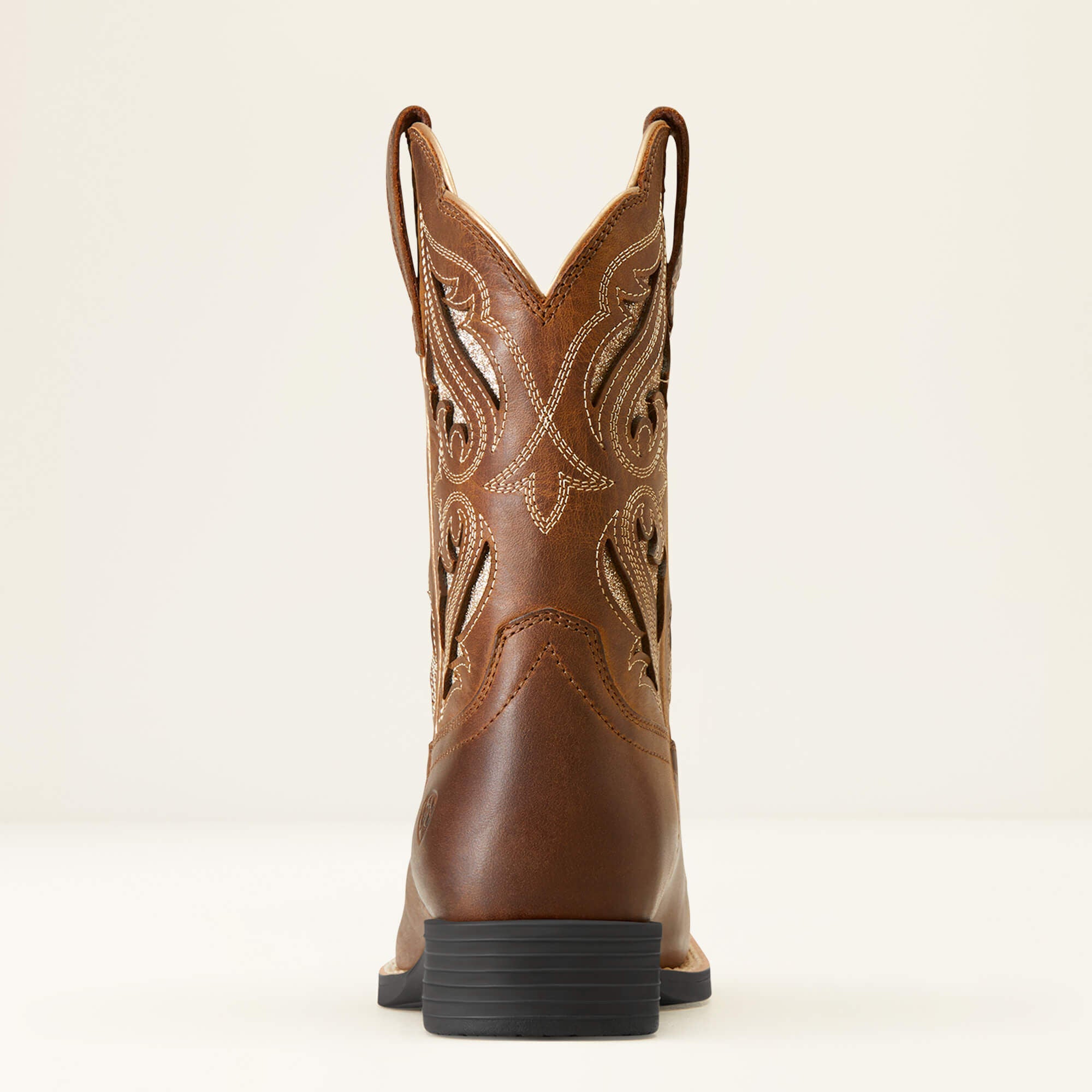Round Up Bliss Western Boot Kids - SASSY BROWN