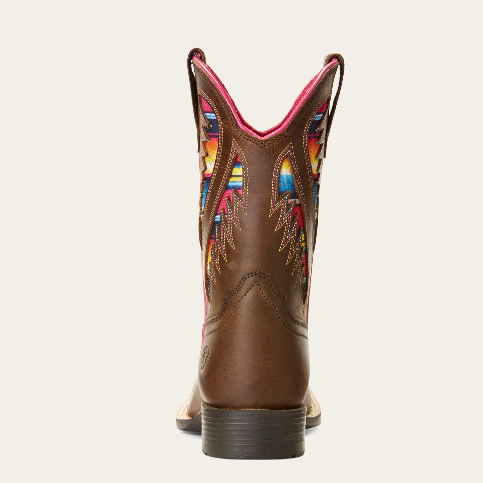 Quickdraw VentTEK Western Boot Kids - DISTRESSED BROWN