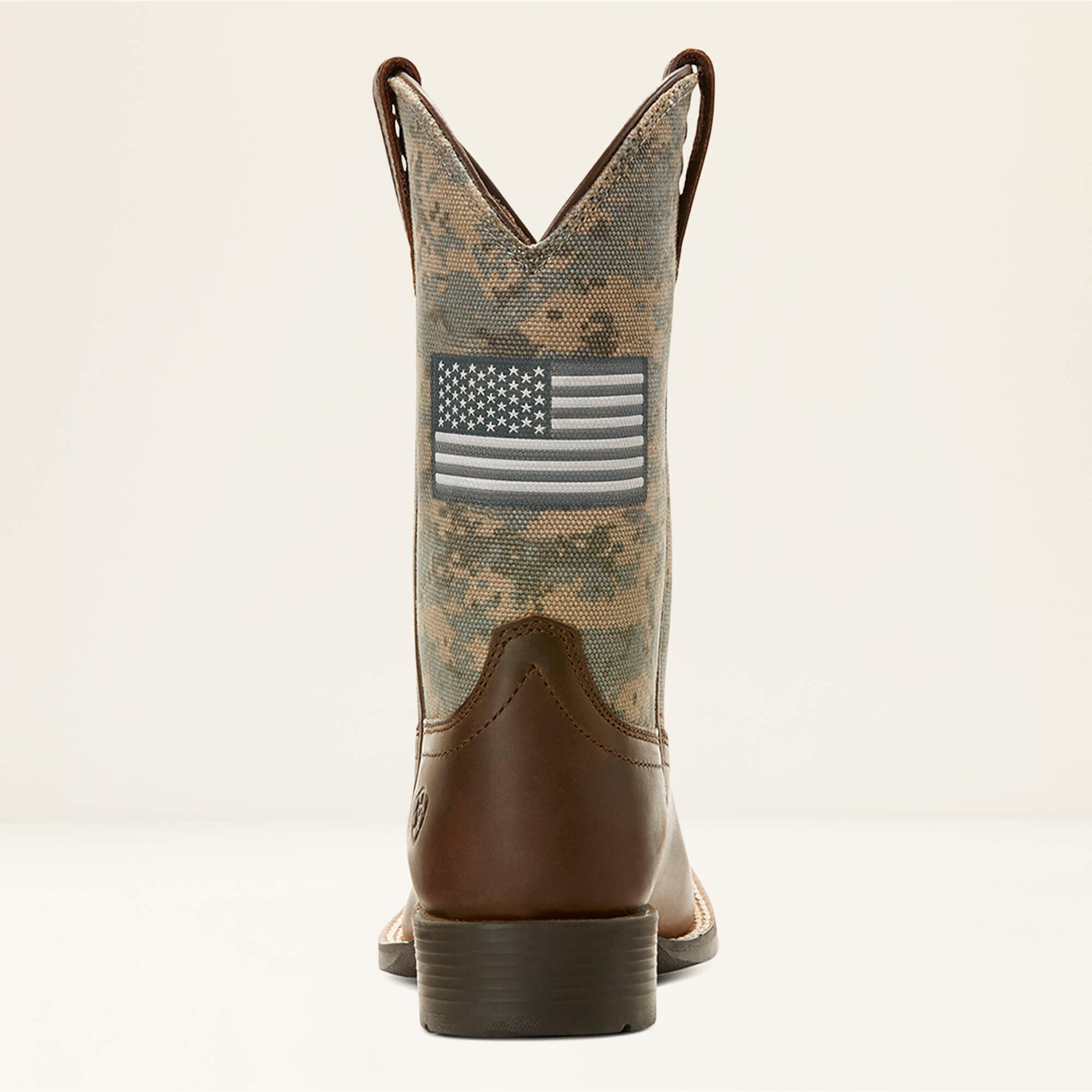 Patriot Western Boot Kids - DISTRESSED BROWN