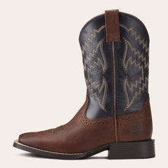 Tycoon Western Boot Kids - BRAZEN BROWN/ARIZONA SKY