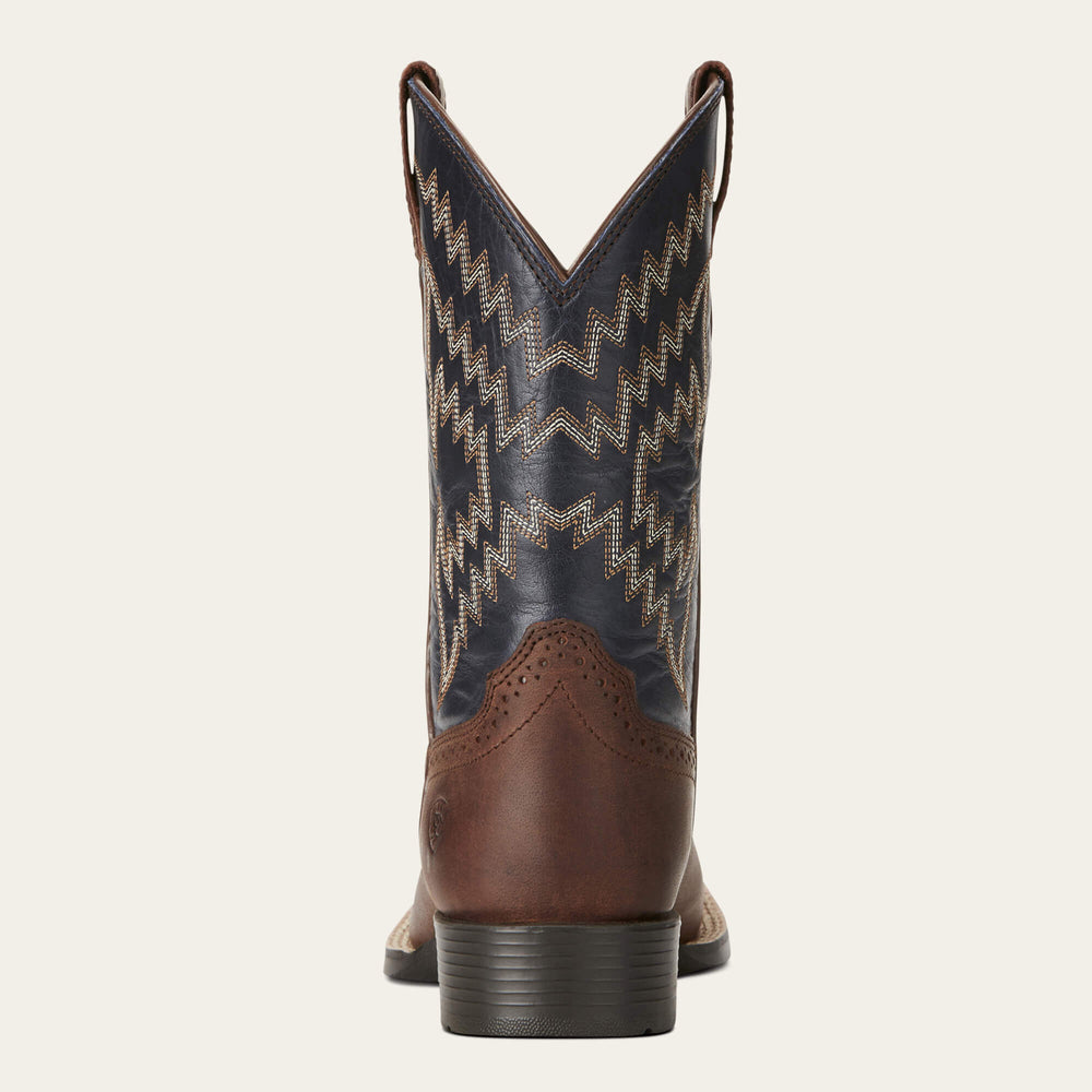 Tycoon Western Boot Kids - BRAZEN BROWN/ARIZONA SKY
