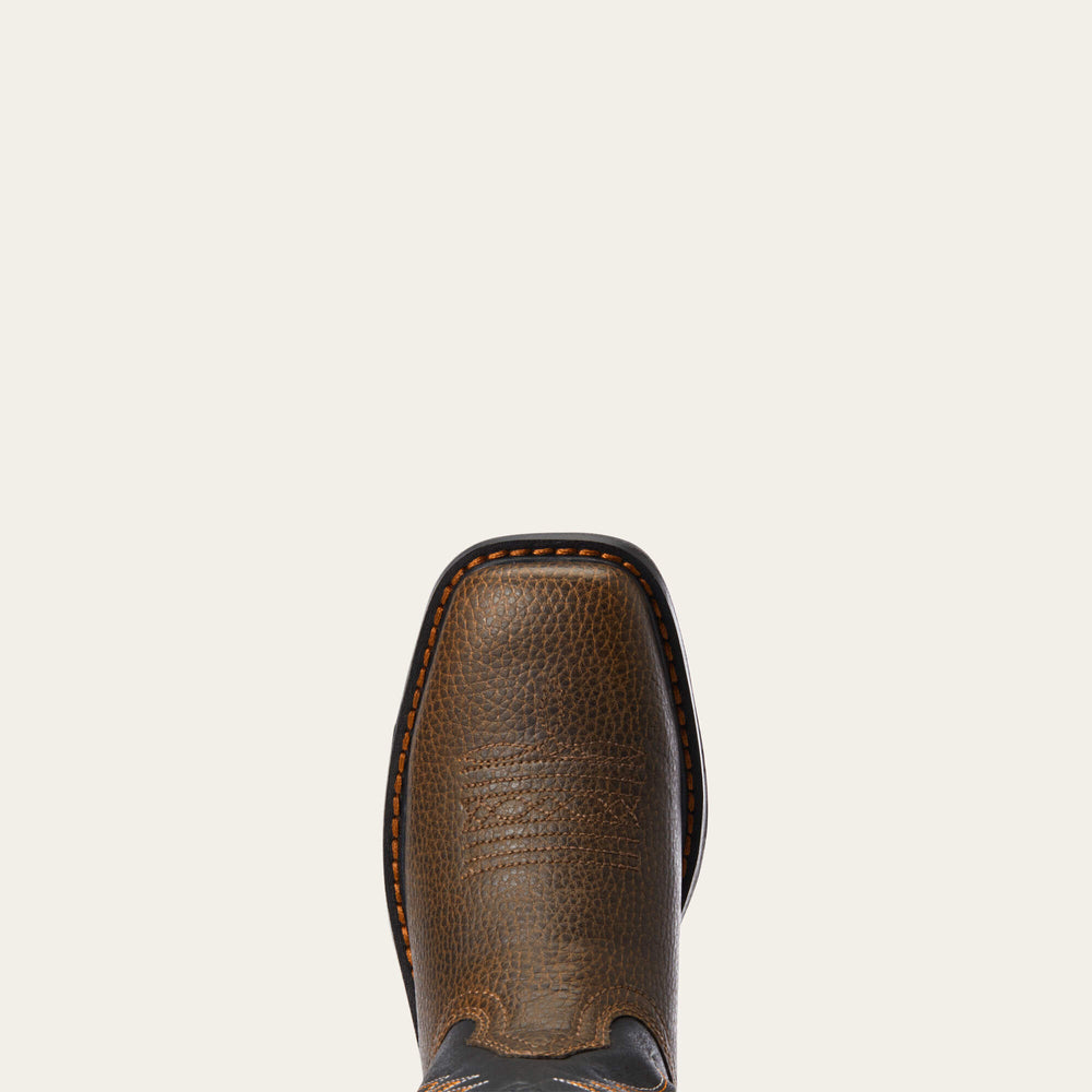 Work VentTEK Boot Kids - COCOA BROWN
