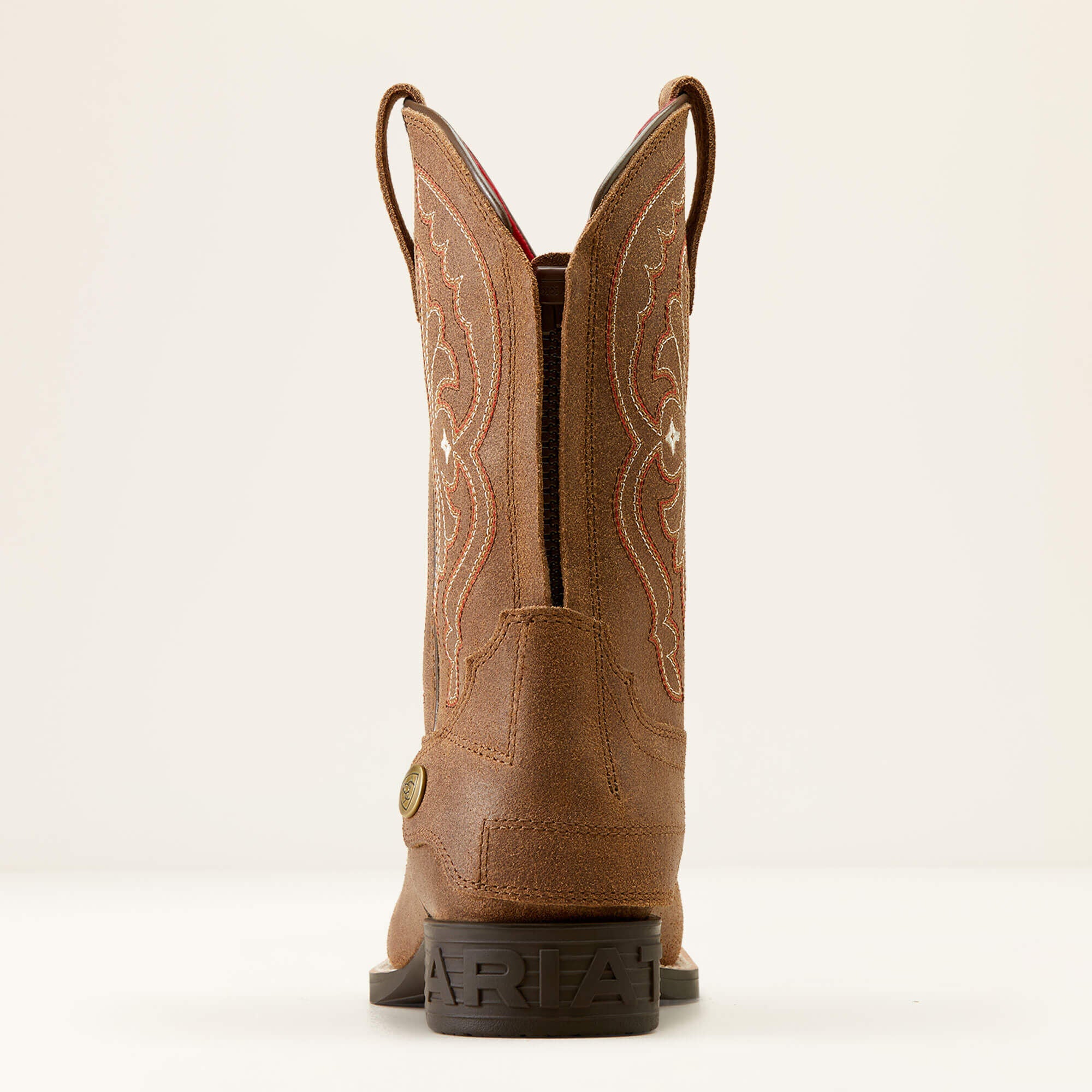 Quickdraw EZ Zip Western Boot Kids - DISTRESSED BROWN