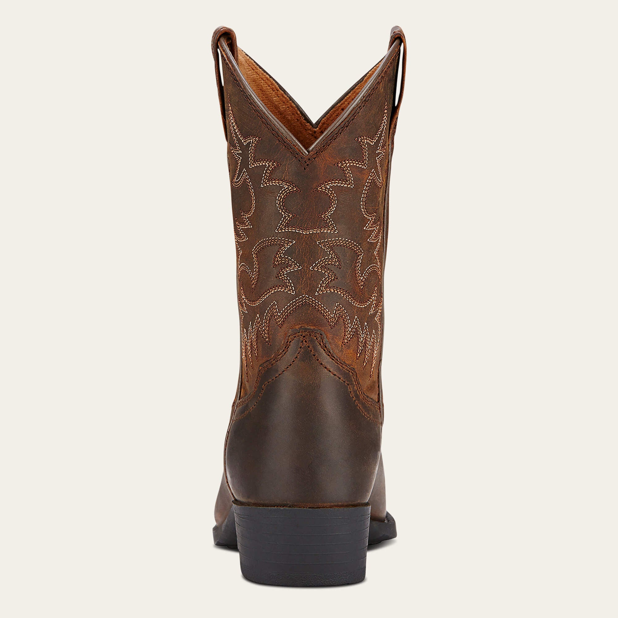 Heritage Western Boot Kids - DISTRESSED BROWN