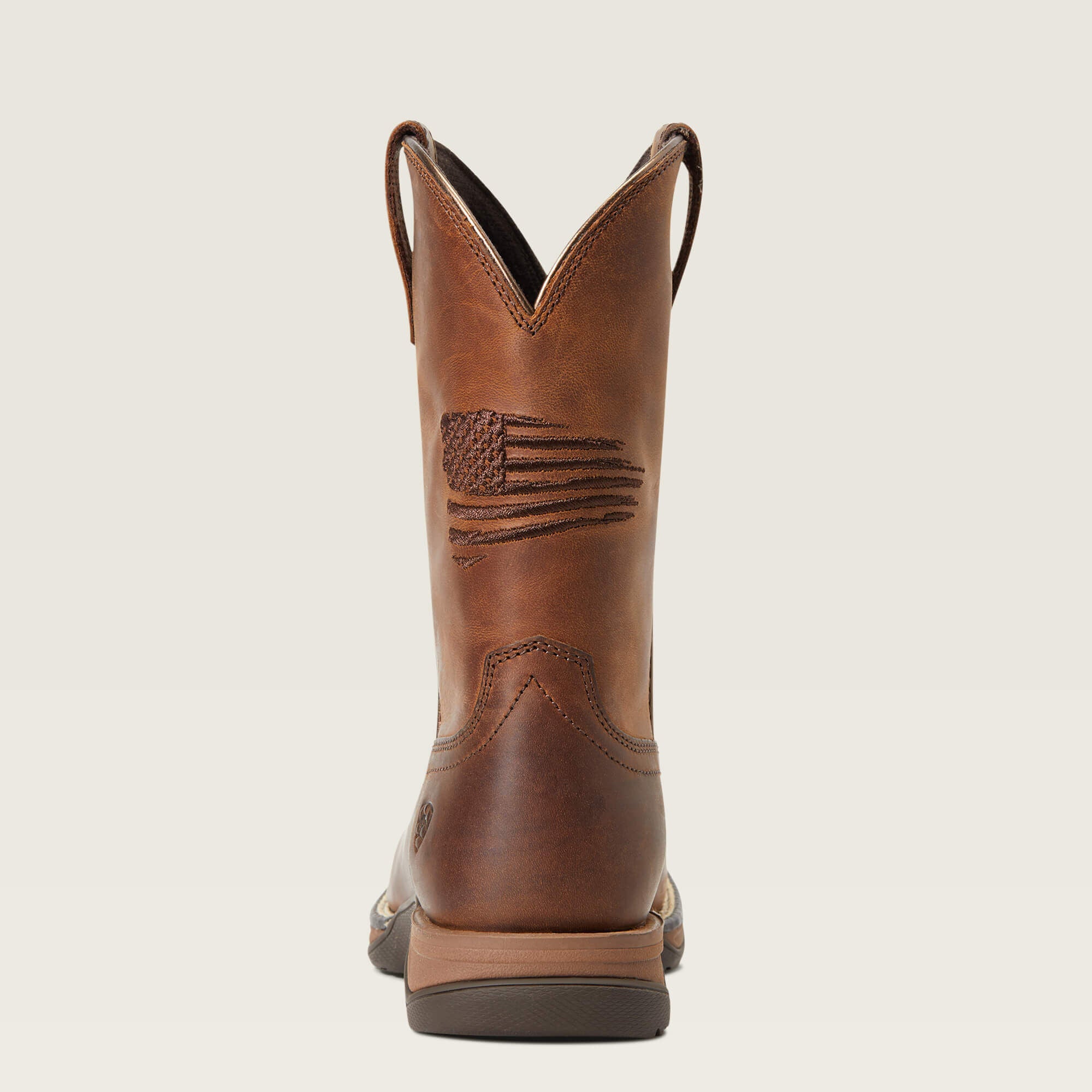 Anthem Patriot Western Boot Kids - DISTRESSED BROWN