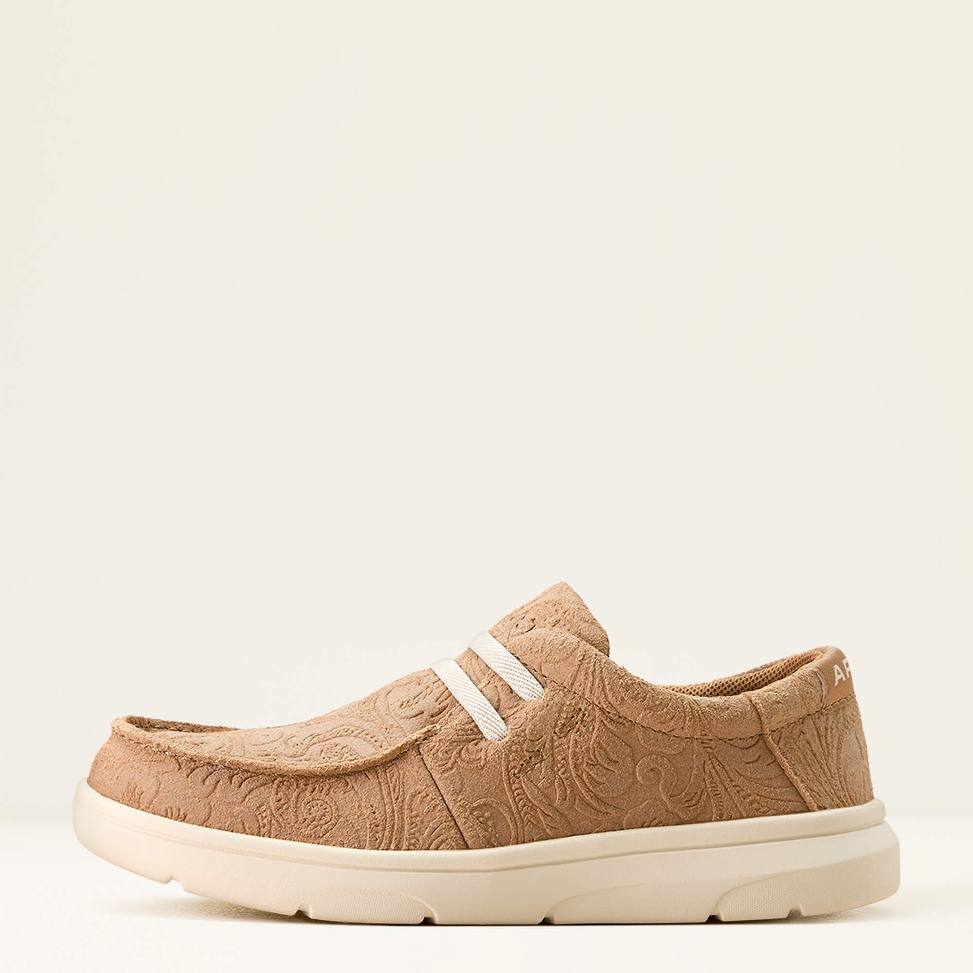Hilo Kids - TAN FLORAL EMBOSS