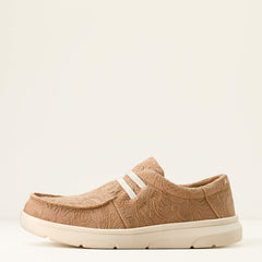 Hilo Kids - TAN FLORAL EMBOSS