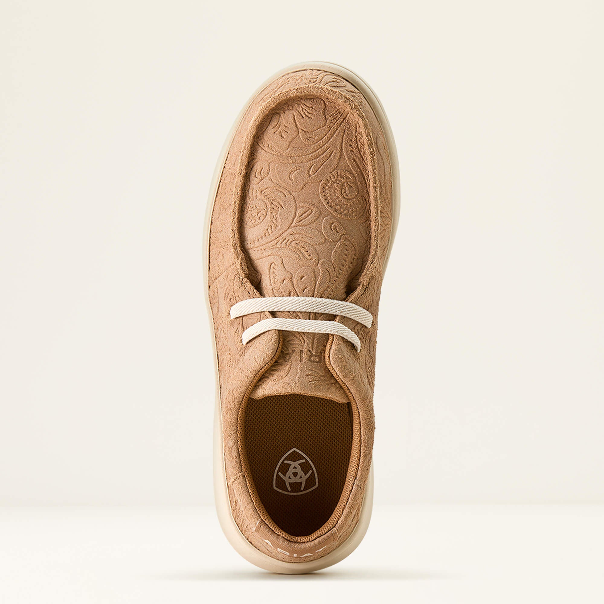 Hilo Kids - TAN FLORAL EMBOSS