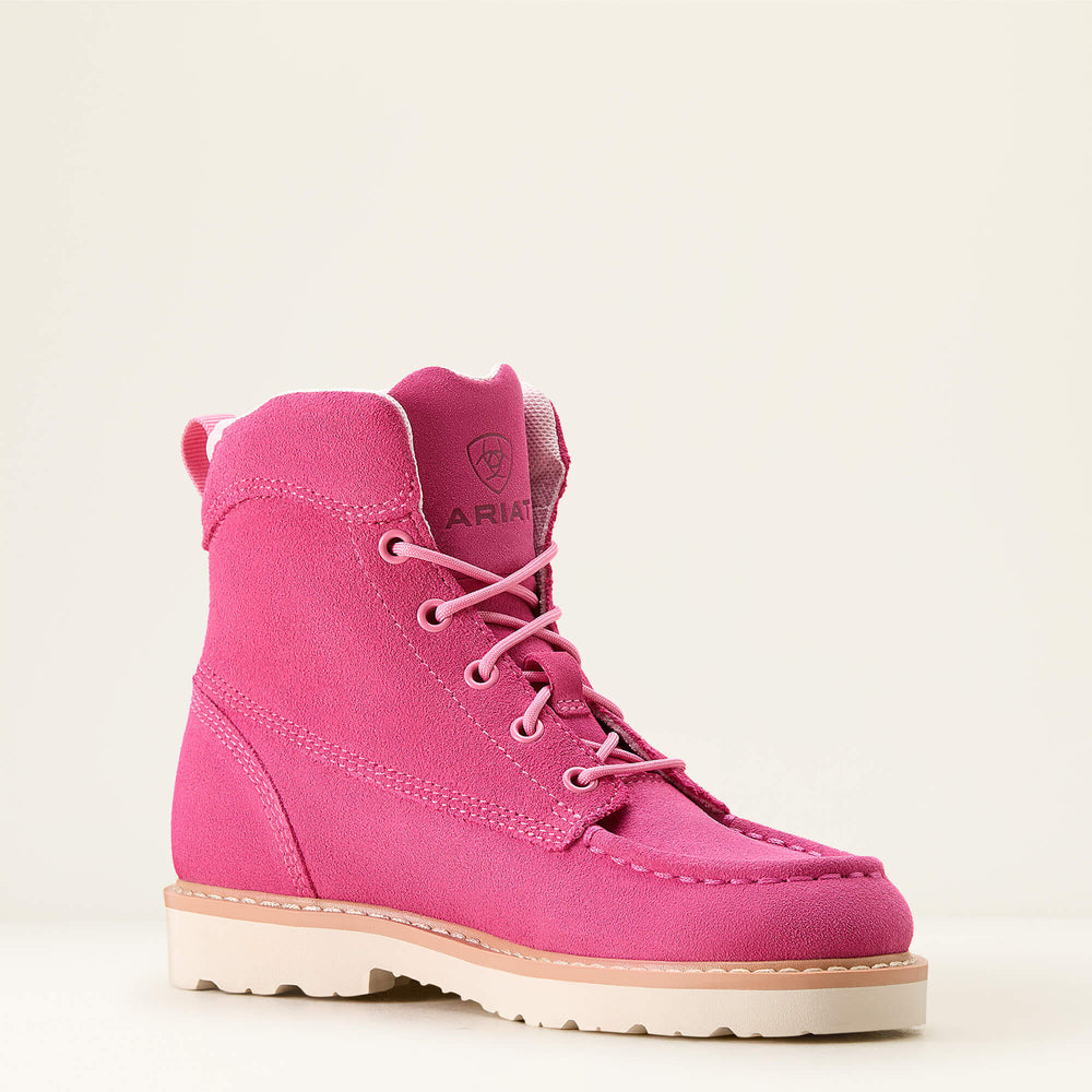 Lift Lacer Boot Kids - HAUTE PINK SUEDE