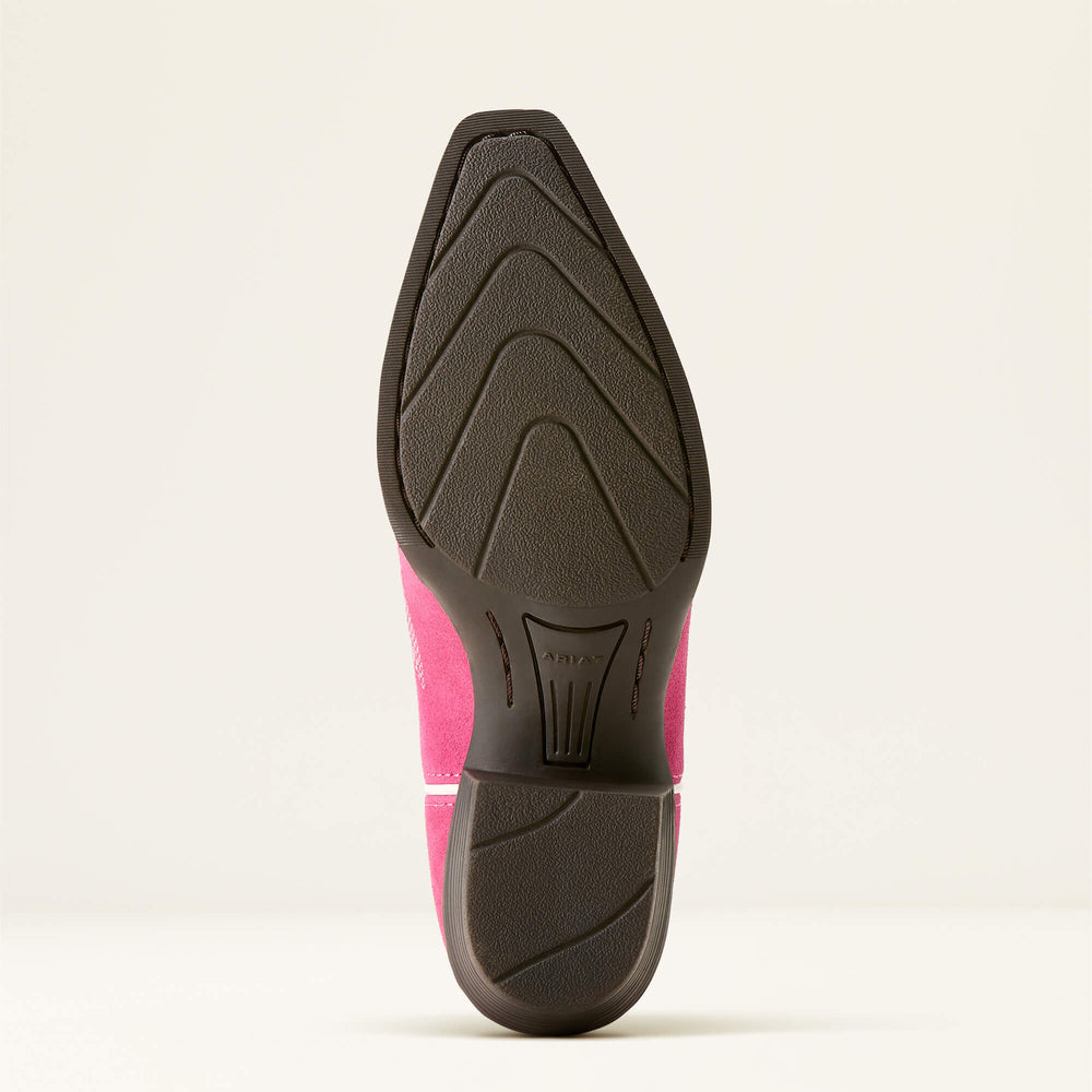 Casanova D Toe Western Boot Kids - HAUTE PINK SUEDE