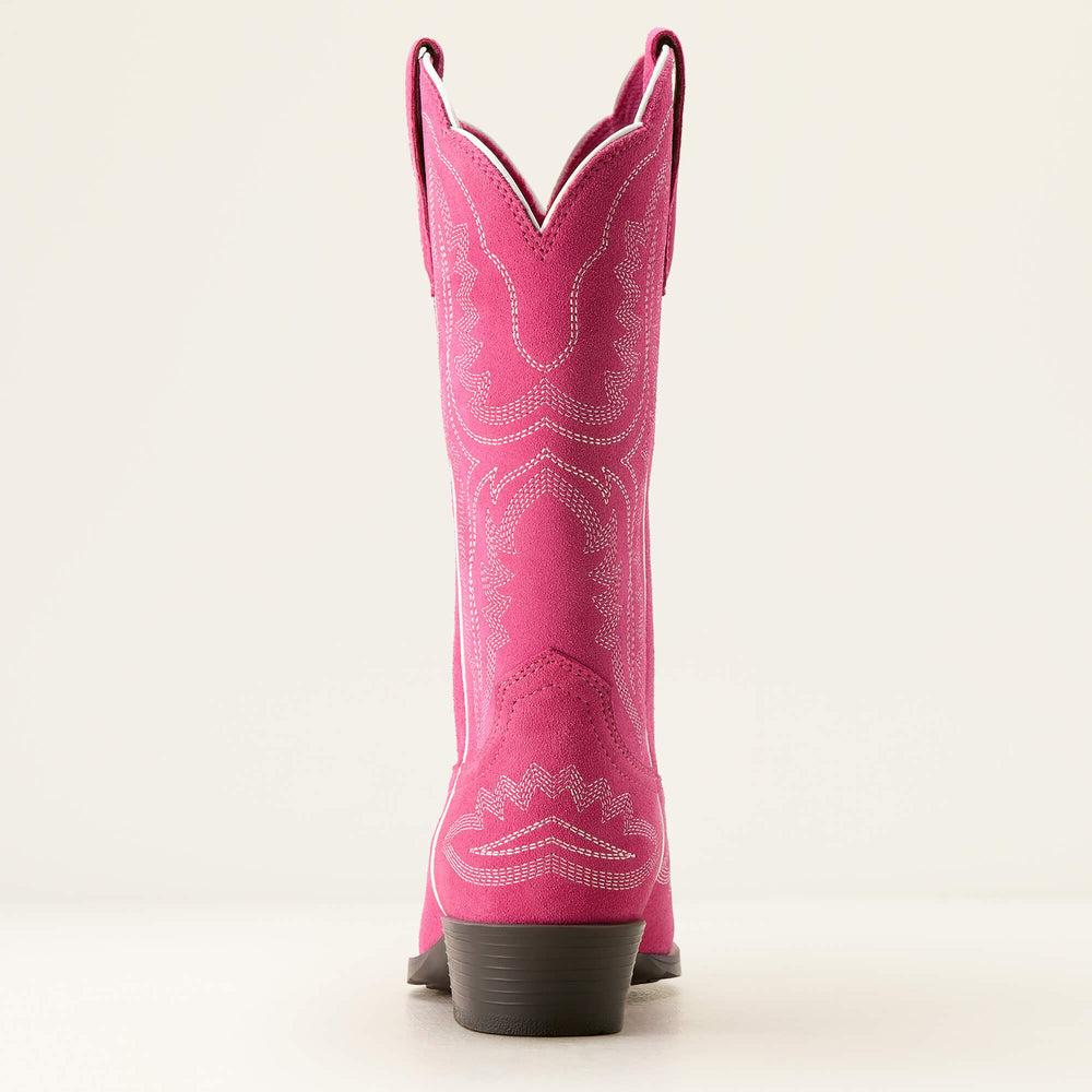 Casanova D Toe Western Boot Kids - HAUTE PINK SUEDE